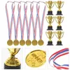 Dekorativa f￶rem￥l Figurer Trophy Award Trophies MedalS Gold Winner Cup Kids Place First Competition Party Favors World Andtoyschildrenstudent Trophie 221202