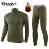 Men's Thermal Underwear Mens Sets Sport Base Layer For Male Winter Gear Compression Suits Skiing Running Long Johns 221202