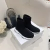 Çocuk Ayakkabı Hızlı Çorap Moda Kız Kızlar Tasarımcı Yüksek Siyah Sneaker Çalışan Atletizm Chaussures Bebek Çocuk Eğitmenleri Gençlik Toddler Bebekler Ayakkabı Kırmızı Siyah Beyaz