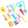 Kitchens Play Food 15pcsSet Children Pretend Toys Set Kids Portable Doctor Nurse Suitcase Kit Educational Role 221202