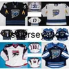 Jersey de hockey 2017 AHL Springfield Falcons 5 John Adams 17 Brady Greco Hombres Mujeres Niños 100% bordado Jerseys personalizados