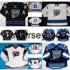 Hockey Jersey 2017 Ahl Springfield Falcons 5 John Adams 17 Brady Greco Mens Dames Kids 100% borduurwerk aangepaste truien