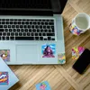 50PCS Vaporwave Art INS Girls Cartoon Stickers Decalcomanie Decorazione DIY Phone Notebook Valigia Laptop Sticker impermeabile