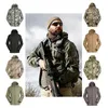 Men's Tracksuits Camouflage Suit Shark Skin Outdoor Hunting Camping Waterproof Windproof Polyester Coats Jacket Hoody TAD Softshell Jacketpants 221202