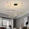 Chandelier Modern Led Ceiling Circular Ring Living Bedroom Dining Room Lighting Home Indoor Decor 221203