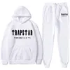 Trapsuits voor heren Trapstar Autumn Winter Men Hooded Sweatshirt Suit Paar Jogging Hoodiesesweatpants Twee stukken Set Streetwear Tracksuit 221202