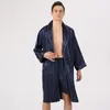 Vêtements de nuit pour hommes Imprimer Peignoir Shorts Ensembles 7XL Accueil Faux Soie Pyjama Ensemble À Manches Longues El Sauna Pour Hommes Kimono Doux Robe De Bain Confortable 221201