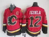 Maillot de hockey Homme 12 Jarome Iginla 2 Al Macinnis 9 Lanny McDonald 10 Roberts Vintage CCM Cousu