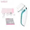 epilator vgr 3 in 1 قابلة للشحن للنساء مزيل الشعر الإناث الوجه depilation ساق جسم حلاقة الكالس 221203