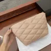 Designer Luxury Cosmetic Pouch Daily Pouch Clutch Pochette With dust bag No Chain personalized make up case