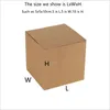Embrulhado de presente 100pcs caixa de papel marrom kraft para embalagens de sabão artesanal embalagem de pacote pequeno artesanato de festa es 221202