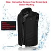 Taktik Yelekler 1713 Bölge Isıtmalı Erkekler Kadınlar USB Ceket Isıtma Termal Giyim Avcılığı Kış Siyah M-6XL 221203