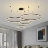 Chandelier Modern Led Ceiling Circular Ring Living Bedroom Dining Room Lighting Home Indoor Decor 221203