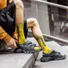 Erkek Çoraplar 2022 Tie Boya Pamuk Skate Diz-yüksek Komik Kuple Harajuku Happy Hip Hop Sokağı Tarzı Bisiklet Koşu Yürüyüşü