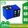 Новый 4-32 пнкс 3.2V LifePO4 280AH Аккумуляторная батарея аккумуляторная аккумуляторная батарея для электрического туристического автомобиля RV Солнечные батареи ЕС EU налоговое освобождение