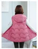 Damesvesten herfst winter jas Vest Koreaans omlaag katoenen vest korte los mouwloze bovenkleding vrouwen parka's mujer Koreaanse roze topjas 221202