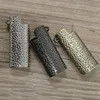 Colorful Smoking Metal Meteorite Crater Style Replaceable Inside Lighter Case Sheath Casing Shell Protection Sleeve Pendant Ring Herb Tobacco Cigarette Holder