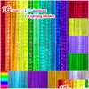 Led Cordes 3X 16 Couleurs Changeantes Rideau Lumières Usb 7 Modes Avec Télécommande Fée Lampe Pour Chambre Dortoir Fenêtre Partie Ot0Va