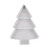 Assiettes 1 Pc Arbre De Noël Forme Plateau De Rangement Fruits Secs Snack Assiette Apéritif Plateau De Service Pour La Fête Bonbons Pâtisserie Noix Plat