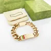 Nouveaux elfes pour hommes bracelet de créateur G Design bijoux en acier titane hommes femmes Bracelets Colorfast hypoallergénique 268V