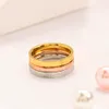 Luxus 3in1 Ring Women039s Love Love Letter Circle Ehering Designer Ringe Fashion Schmuck Marke Paar Accessoires Premiu2099591