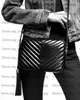 Designer Lou Camera Bag Femmes Sacs à bandoulière Sac à main de luxe en cuir matelassé Denim Silver Hardware Épaule Messenger Purse Satchel Lady Vintage Tassel