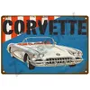 Chevy Metal PaintingPoster Tin Sign Plate Wall Posters Vintage Retro Aesthetic Room Pub Bar Garage Decor Wall Art Decoration 20cmx30cm Woo