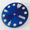 Watch Repair Kits Blue 28.5mm Dial Fit For NH35A NH35 Automatic Movement Lume Face Date Window Suitable 3.8 O'clock Crown