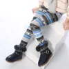 Leggings Tights Winter Warm for Kids Girls Casual High Waist Thick Velvet Plush Stretch Christmas Pants Clothes 221203