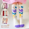 Леггинсы колготки 3 пары лоты милые мультипликационные хлопковые носки для девочек осенние колена дети kawaii ruffle baby чулки 3 12 лет 221203
