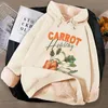 Vestes pour femmes Automne Hiver Manteau Vêtements Cachemire À L'intérieur Épaissir Agneau Hoodies Sweat Femmes Mode Jus D'orange Imprimer Survêtement Top Jumper 221201