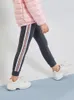 Leggings Tights amii kids Girls Winter Thicken Casual Pants Side Patchwork Straight for Children Teenager Trousers 22140205 221203