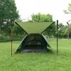 텐트 및 대피소 초경력 야외 캠핑 1 사람 방수 항공 알루미늄 지원 휴대용 침낭 221203