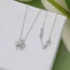 Four Leaf Clover Necklace Designer Jewelry Set Frivole Pendant s Bracelet Stud Earring Gold Silver Mother of Pearl Green Flower