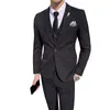 Abiti da uomo Blazer Blazer Gilet Pantaloni Completo da 3 pezzi Set Fashion High End Slim Plaid Party Dress Giacca da lavoro Pantaloni Gilet Cappotto 221202