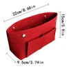 Bag Organizer Multifunction Women Felt Insert Makeup Cosmetic s Travel Inner Purse Portable Handbag Storage Tote 221203