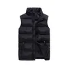 Gilet da uomo Gilet da uomo Giacche invernali Moda Casual Cappotto senza maniche Cappotto spesso con cerniera calda Capispalla Gilet imbottito in cotone 221202