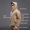 Racingjackor Han Wild Combat Jacket Militär fleece män mjuk skal taktisk vattentät armé kamouflagekläder multicam vindbrytare