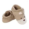 Chaussures de sport Baywell automne né bébé garçon filles coton tissu dessin animé bambin mocassins antidérapant fond mou 0-18M