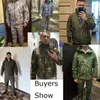 Racingjackor Han Wild Combat Jacket Militär fleece män mjuk skal taktisk vattentät armé kamouflagekläder multicam vindbrytare