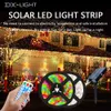 Decorações de jardim Solar LED Light Strip Lights Outdoor LED 5M240LEDS Garland de rua para decoração 221202