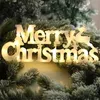 Noel Süslemeleri Ağaç Kolye LED Mektup Kalıp Hafif Merry Tabela Navidad Decoracion Novedades Natal Noel 221203