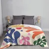 Decke Matisse Plaid Buntes Fleece Sommer Klassische Zeichnung Fauvismus Atmungsaktiv Warm Überwurf für Bett Outdoor Bettwäsche 221203