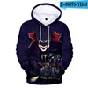 Felpe con cappuccio da uomo Sii ben accolto Stephen King's It 3D Young People Fashion Print Felpe con cappuccio Top casual