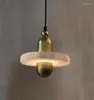 Lampes suspendues éclairage LED créatif lampe en pierre pour salle à manger/chambre à coucher luminaire d'intérieur à la maison