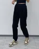 Pantalones deportivos de lana a la moda para mujer, joggers, joggers clásicos, bolsillo de fácil ajuste, absorbente de sudor para bailar, pantalones de chándal, pista de atletismo