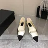 Shoes Release Women Shoes Nude Pumps Tweed Calfskin White Black Leather Tweeds Fabrics Winter Shoes Designer Luxury Fashion Ballet With 240229
