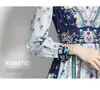 Womens Boutique Long Sleeve Dress 2023 Spring Autumn New Printed Dress High-end Trend Lady Midi Dresses OL Temperament Dresses