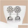 Dangle Chandelier Classic White Crystal Flower Earrings 2021 Fashion Bohemia Dangle Earring Wedding Party Jewelry Ear Gift Drop Del Dhprr