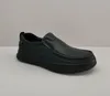 Zwart formele rijtjes Loafers Comfort Lady Flats Mens Trouwjurk Schoenen Rijboten